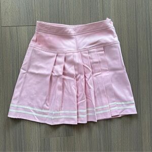 URBAN OUTFITTERS: Light Pink Pleated Cheerleader Skirt